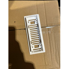 Miniature ATTENTION Produit Reconditionné AERATEUR DE PAROI BLANC 171 X 60 MM - 20 CM² - CHANTAL N° 4