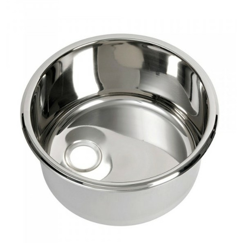 Evier rond en inox poli miroir - 285 x 180 mm - OSCULATI