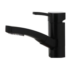 Miniature Mitigeur avec bec extractible et interrupteur NOIR raccord tétine 10/12mm - CAPRI - COMET N° 0