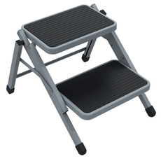 Miniature ATTENTION Produit Reconditionné MARCHEPIED ACIER DOUBLE PLIANT 150KG - CARBEST N° 0