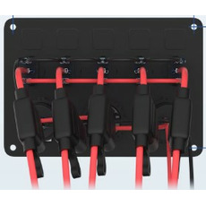 Miniature Panneau de commande multifonction - 5 interrupteurs - N° 1