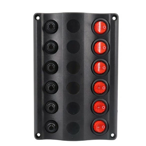 Tableau électrique Wave 6 interrupteurs - OSCULATI