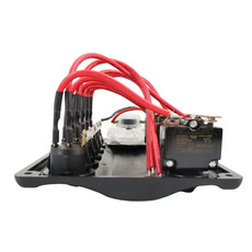 Miniature Tableau électrique WAVE 5 interrupteurs+ Voltmètre 12V - OSCULATI N° 2