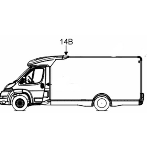 Finition d'angle avant Gauche pour Challenger / Birthday 60