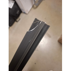 Miniature ATTENTION Produit imparfait | Profil d'angle rigide 90° - 15 mm - 220 CM - GRIS FONCÉ - REIMO N° 1