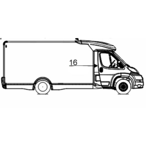 Montant avant droit GRIS pour Chausson Flash 10 (2012)