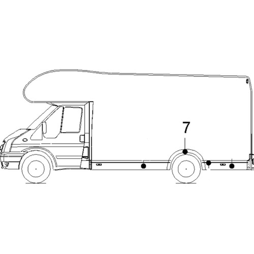 Carénage de passage de roue - Côté Droit et/ou Gauche (Modèle 2008)