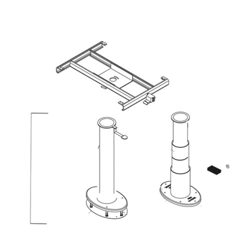 Carte électronique de commande pour table électrique (Chausson 2022 Titanium Premium 640) 