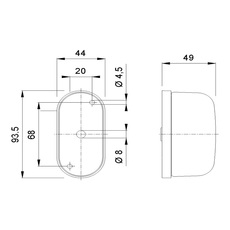 Miniature ATTENTION Produit imparfait | Feu d'encombrement SPL 2000 - JOKON N° 2