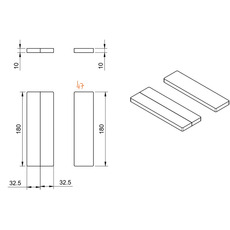 Miniature Matelas pour fourgon/van - Expert / Jumpy -   180 x 112 cm - 7 cm Mousse Haute Densité ( 28 kg/m³ ) + 3 cm Mémoire de Forme N° 6