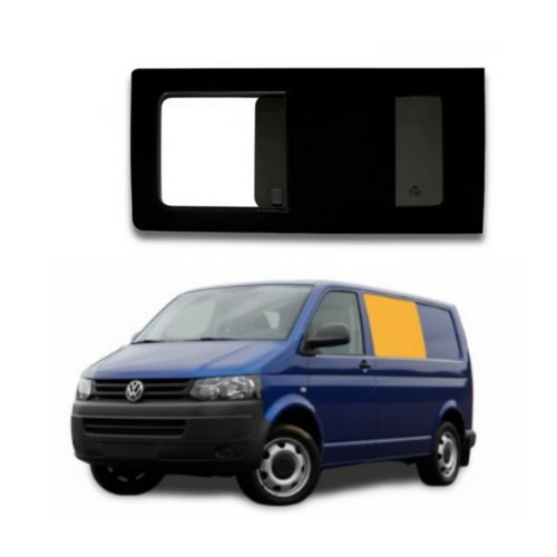 Baie coulissante AVANT GAUCHE  pour VW T5/T6 à partir de 2004 - 1135 mm x 585 mm