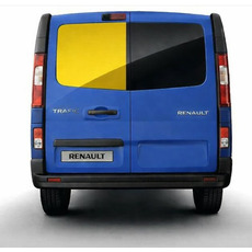 Baie fixe - 670x623 mm - PORTE ARRIÈRE GAUCHE - VERRE TEINTÉ - TRAFIC / NV300 / PRIMASTAR (DEPUIS 2002)