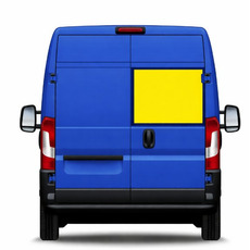 Baie fixe 826x665mm - PORTE ARRIÈRE DROITE - VERRE TEINTÉ - DUCATO / JUMPER / BOXER / MOVANO (DEPUIS 2007)