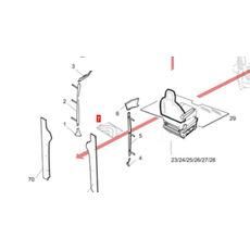 Miniature FINITION DE PLANCHER CABINE - 437 x 301 x 36 - COMPATIBLE CHAUSSON FIRST LINE 648 (2021) N° 1