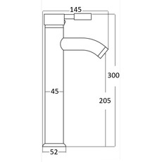 Miniature Robinet mitigeur col long Diana - OSCULATI N° 1