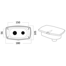 Miniature Kit coffret douche Mizar complet chromé - 2,5 M - OSCULATI N° 2