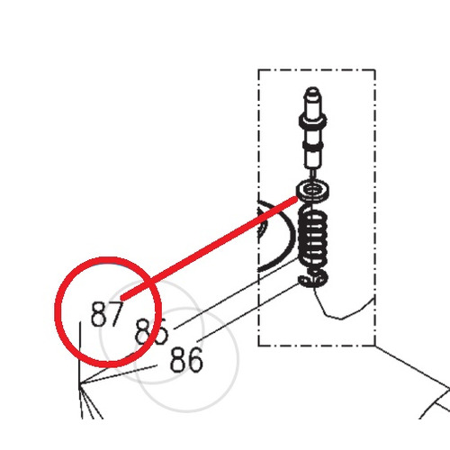 Rondelle  n°87 DOMETIC