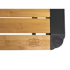 Miniature TABLE BAMBOU/ALU MENDOZA ENROULABLE -  80x60cm - CARBEST N° 1