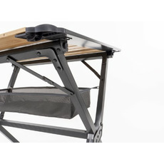 Miniature TABLE BAMBOU/ALU MENDOZA ENROULABLE -  80x60cm - CARBEST N° 8