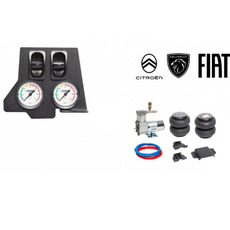 Miniature Kit suspensions pneumatiques 7'' pour véhicules FIAT / CITROËN / PEUGEOT, avec Compresseur et Double Commande N° 2
