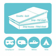 Miniature ATTENTION Produit imparfait | LIT TOUT FAIT ELLIPSE 140X190 N° 1