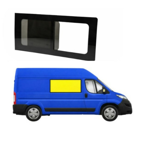 BAIE COULISSANTE pour porte coulissante avant droite pour Ducato/Boxer/Jumper après 2007 et Movano  2021 L2-L3-L4