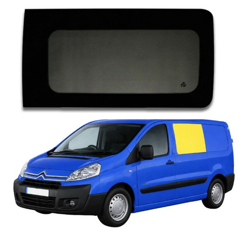 Baie fixe 1025  x 590 mm - AVANT GAUCHE  - CITROEN JUMPY - 2007 A 2015