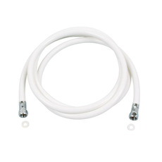 Miniature FLEXIBLE DE DOUCHE PLASTIQUE BLANC 2M  ( 1/2' X 1/2' ) N° 0