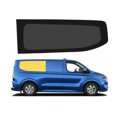 Baie fixe  -  1320 x 515 mm  - ARRIERE DROITE EN VERRE SECURIT -  Ford Custom - Depuis 2024