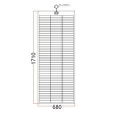 Miniature Panneau solaire SOUPLE PERC FLEX - 231 W - TEDLAR NOIR -  ETFE POLYMERE - ENERGIE MOBILE N° 1