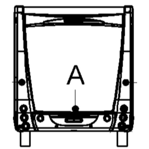 Pare-choc arrière pour Chausson Welcome 79 EB (2012)