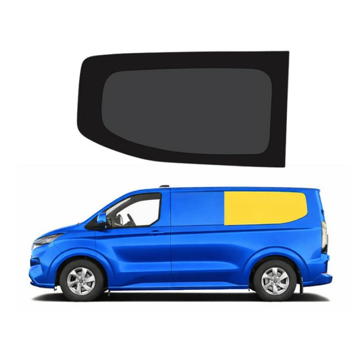 Baie fixe  -   920 x 515 mm  - ARRIERE GAUCHE EN VERRE SECURIT -  Ford Custom - Depuis 2024