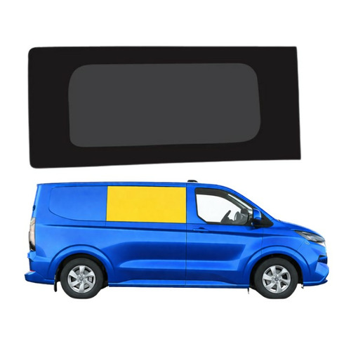 Baie fixe  -   1230 x 565 mm  - AVANT DROITE EN VERRE SECURIT -  Ford Custom - Depuis 2024