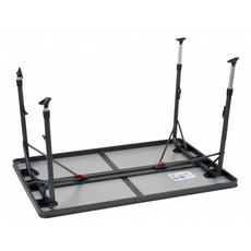 Miniature TABLE RECTANGULAIRE  GRISE -  81 X 61 CM - CRESPO N° 1