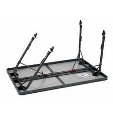 Miniature TABLE RECTANGULAIRE  GRISE -  81 X 61 CM - CRESPO N° 2