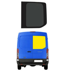 Miniature Baie FIXE - porte battante arrière DROITE   -   798 x 831 mm  - EN VERRE SECURIT -  Ford transit  - Depuis 2014 N° 0
