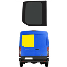 Miniature Baie FIXE - porte battante arrière GAUCHE -   798 x 831 mm  - EN VERRE SECURIT -  Ford transit  - Depuis 2014 N° 0
