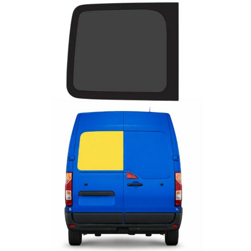 Baie fixe -  ARRIERE GAUCHE - 795 X 680 - Renault Master 2010–2025 / Opel Movano 2010–2021 -