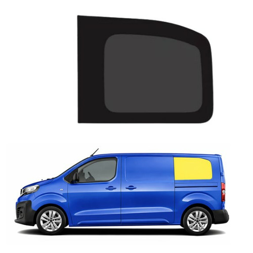 Baie fixe 680 mm x 539  - ARRIERE GAUCHE - PEUGEOT EXPERT 3 - DEPUIS 2016
