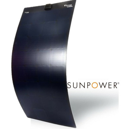 Panneau souple 12V I 126Wc I cellules Sunpower® back contact I Tedlar noir I ETFE I ENERGIE MOBILE