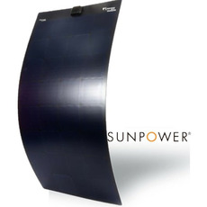 Miniature Panneau souple 12V I 126Wc I cellules Sunpower® back contact I Tedlar noir I ETFE I ENERGIE MOBILE N° 0