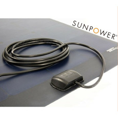 Miniature Panneau souple 12V I 126Wc I cellules Sunpower® back contact I Tedlar noir I ETFE I ENERGIE MOBILE N° 1