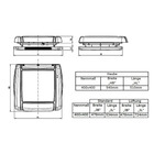 Miniature ATTENTION Produit imparfait | Lanterneau REMITOP VARIO II - 40x40 - A CRANS - REMIS N° 6