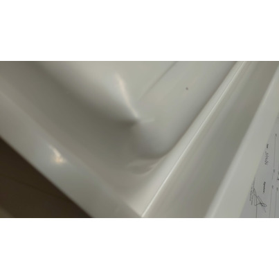 ATTENTION Produit imparfait | Bac à douche autoportant 600x600