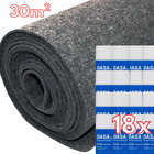 Miniature Pack Aménagement Intérieur : 30 m² de Moquette Extensible ANTHRACITE  + 18 Colles Spray Haute Performance N° 0