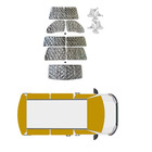 Miniature ATTENTION Produit imparfait | NRF KIT COMPLET - Pare brise + latéral + hayon - F. SCUDO - C. JUMPY - P. EXPERT 2006 - 2016 LONG- NRF N° 3