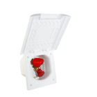 Miniature Boîtier de Sortie de Gaz Extérieur | | Connexion Rapide DIN | Blanc - HABA N° 0