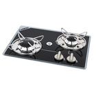 Miniature ATTENTION Produit imparfait | Réchaud Cristal - 2 FEUX - 280 x 380 mm - NOIR/ARGENT - CARBEST N° 2