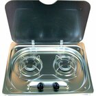 Miniature ATTENTION Produit imparfait | Table de cuisson 2 feux avec couvercle N° 1