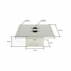 Miniature ATTENTION Produit imparfait | Support de montage au sol BH 2D/4D 20x20x8 cm - AUTOTERM N° 1